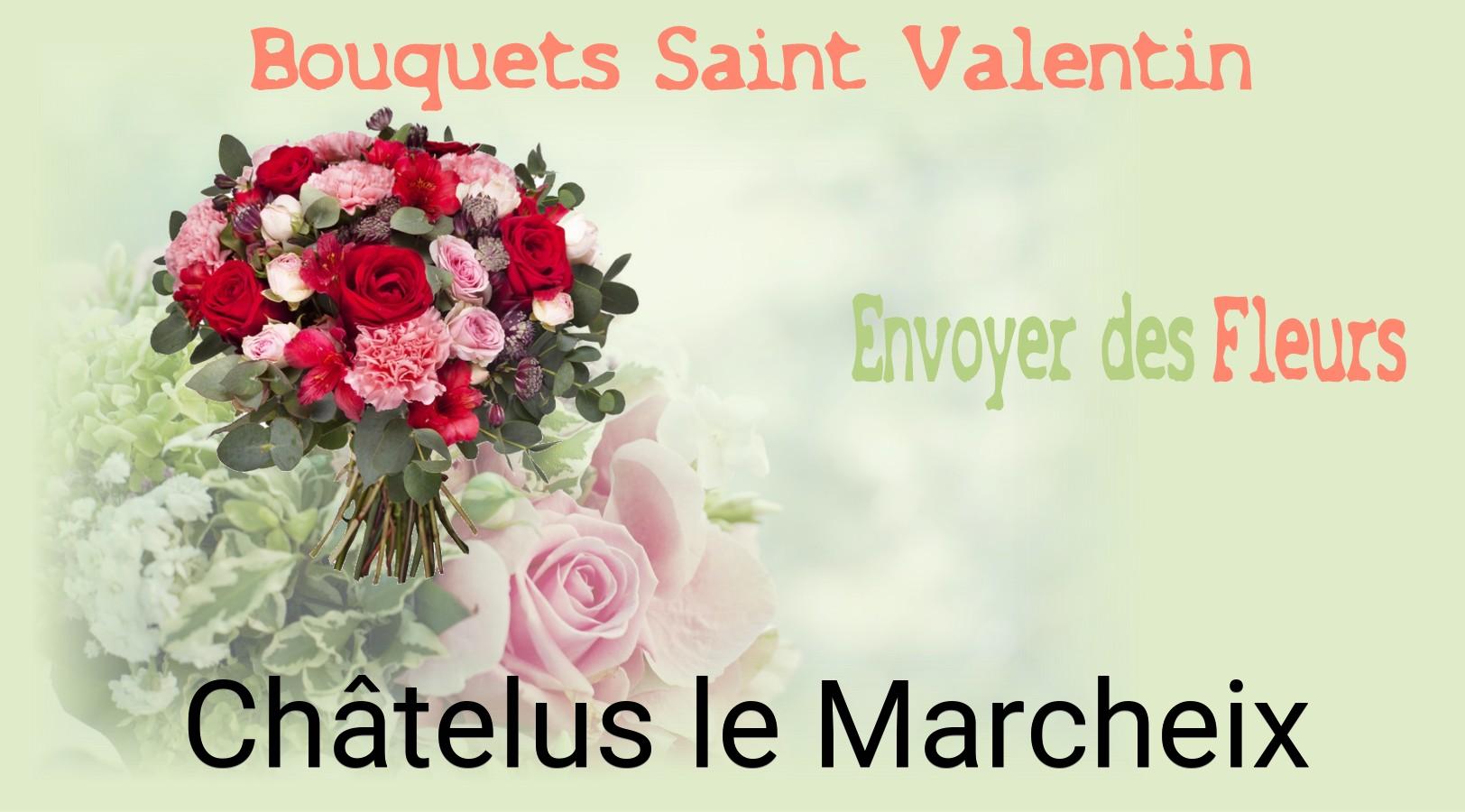 Roses de Saint-Valentin livrées à Châtelus-le-Marcheix